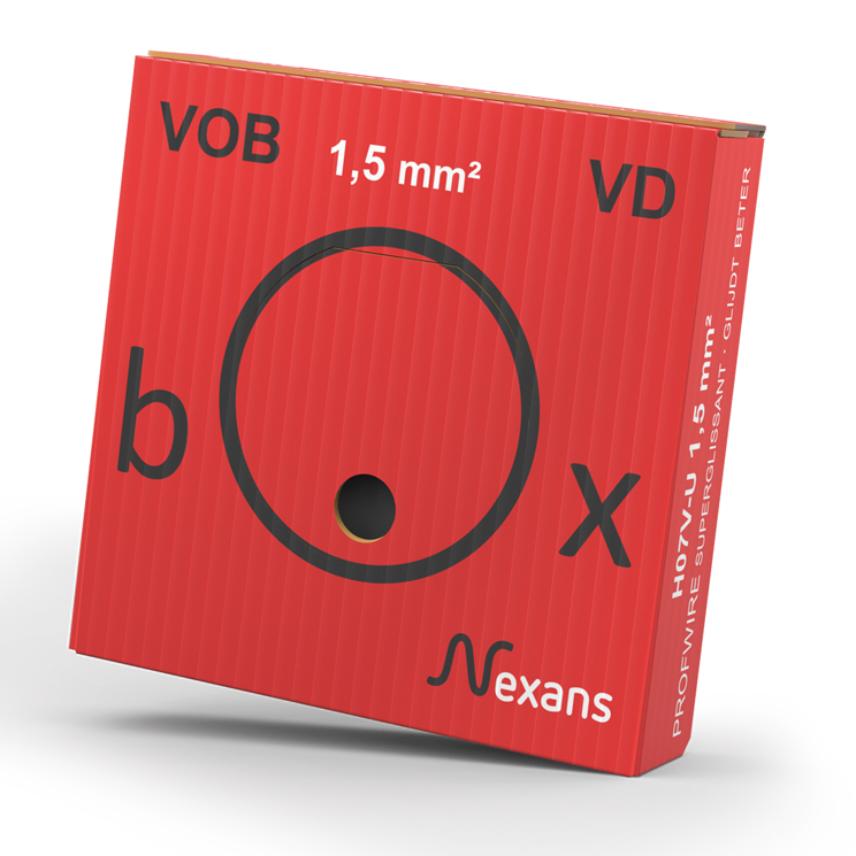 VOB-VDBOX H07V-U Eca 1.5 RED D100 P24km