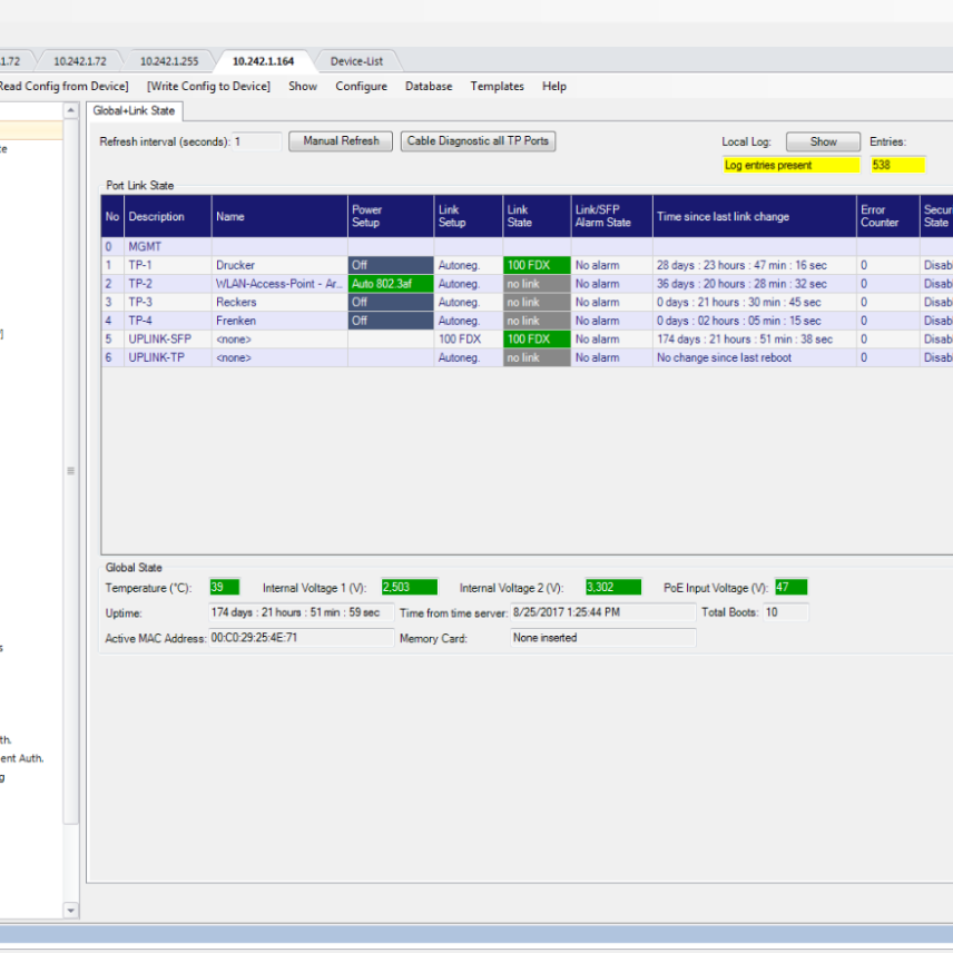LANactive Management Software