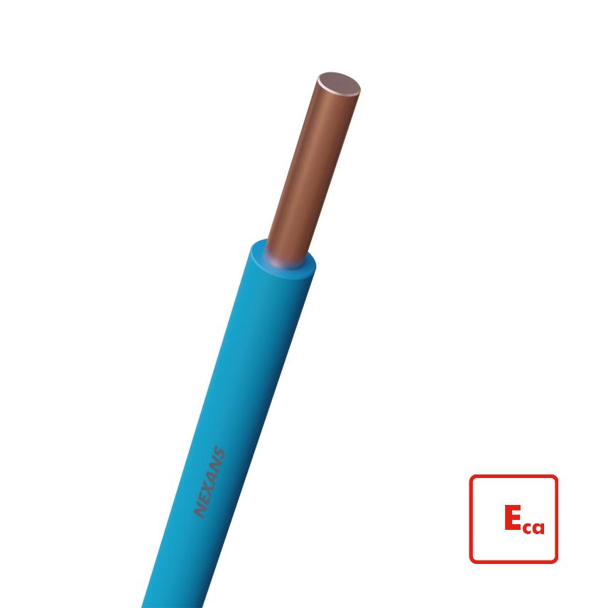 H07V-U Eca 6  BLUE D100 P12km
