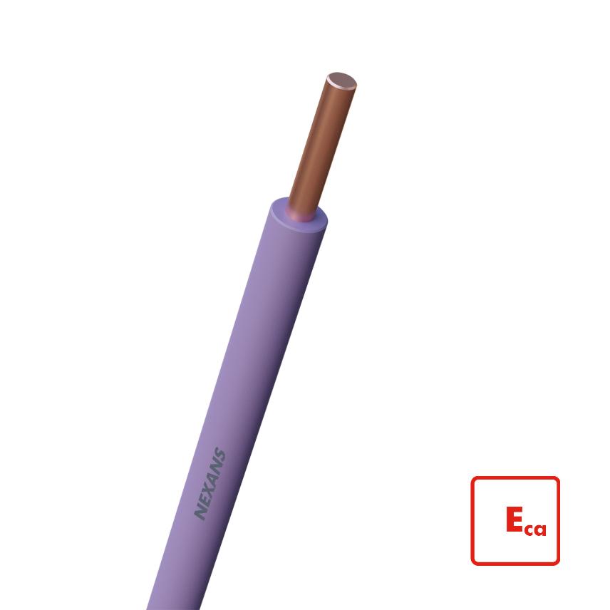 H07V-U Eca 2.5 PURPLE D100 P6km